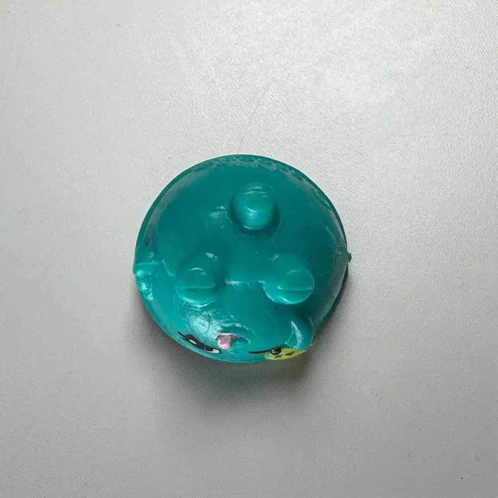 Shopkins Figurine Barb B Que BBQ Turquoise Teal Blue Green Season 5 #5-021